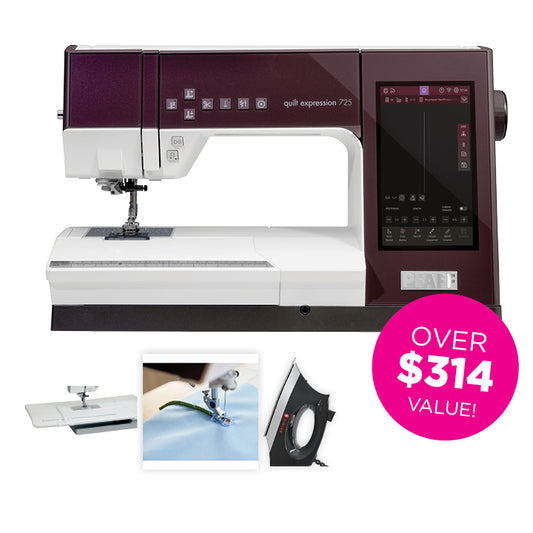PFAFF quilt expression™ 725 sewing and quilting machine