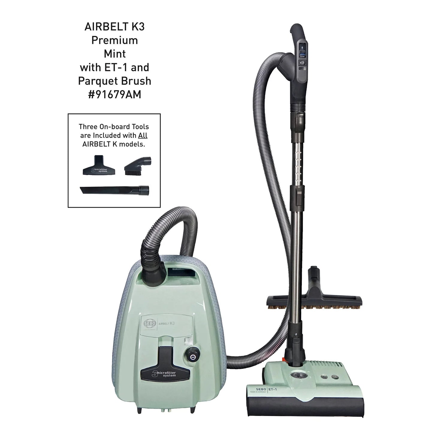 SEBO Airbelt K3 Premium (NEW Pastel Colors)