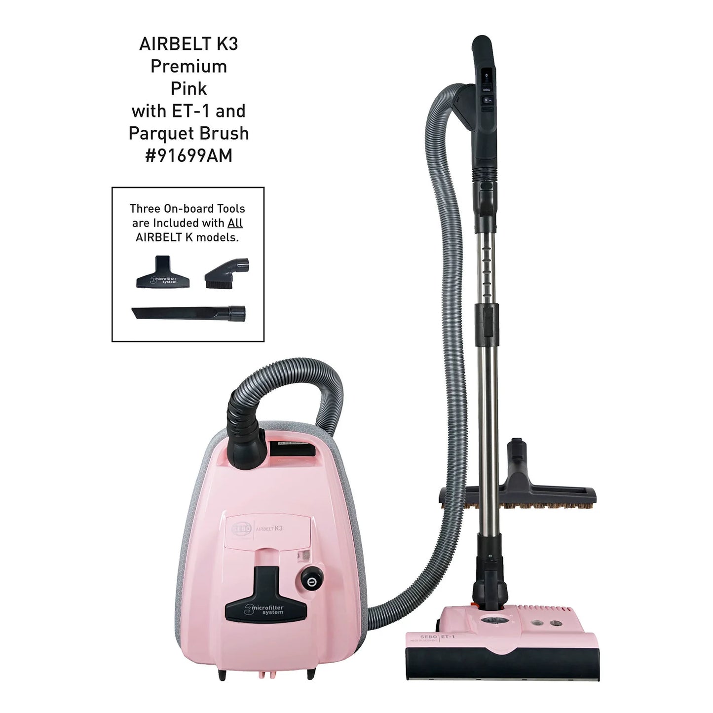SEBO Airbelt K3 Premium (NEW Pastel Colors)