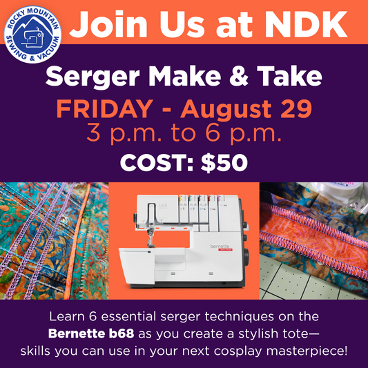 Make & Take Serger Tote Bag at NDK!