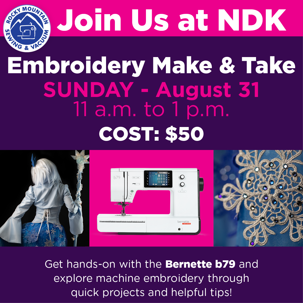 Make Your Cosplay PLUS ULTRA with Embroidery at NDK!