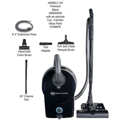 SEBO Airbelt D4 Premium Onyx
