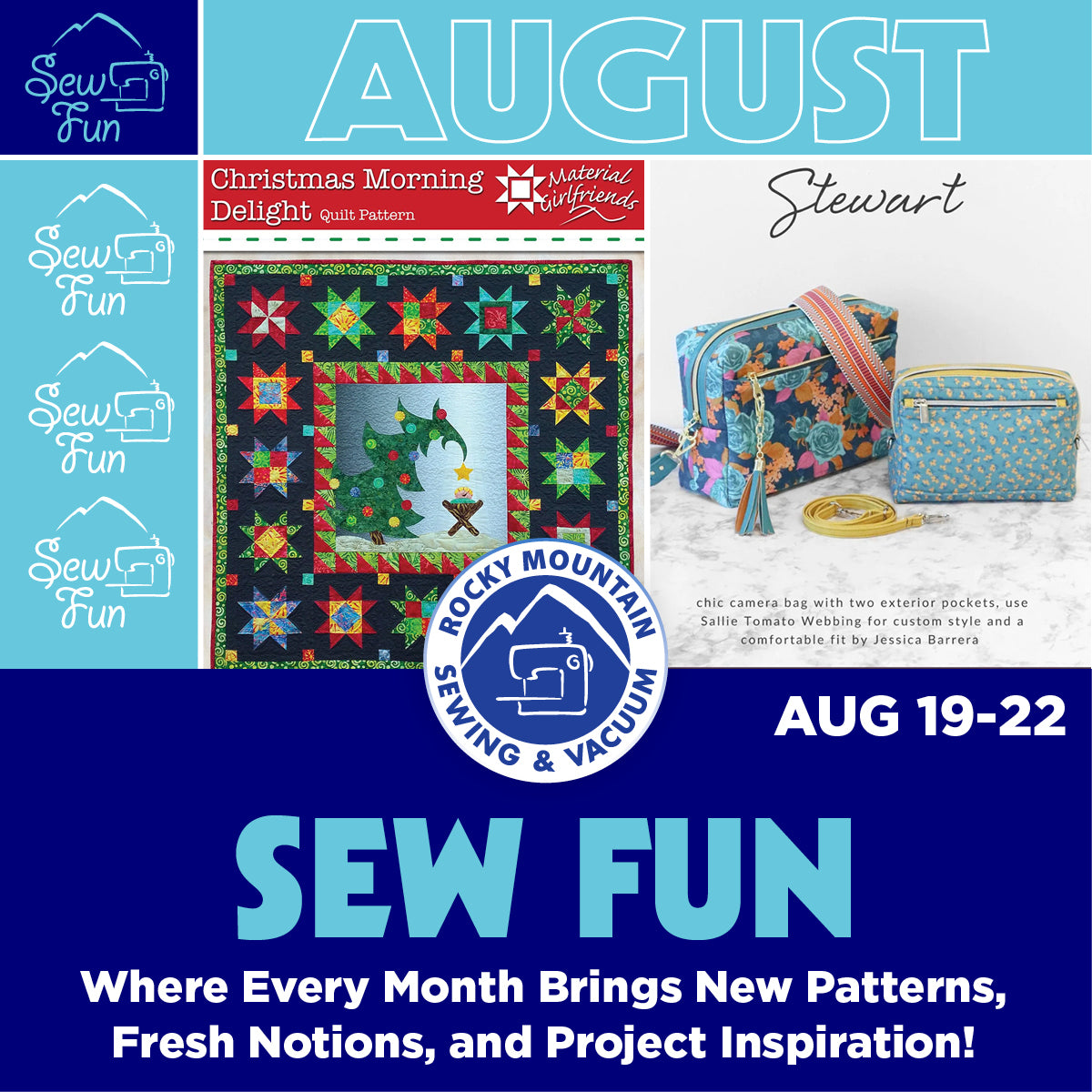 Sew Fun Snapshot August 2025 - Aurora