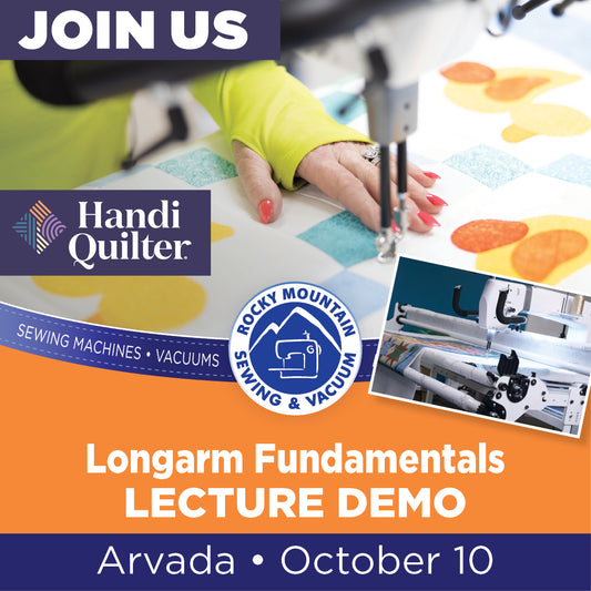Handi Quilter Long Arm Fundamentals Lecture Demo - Arvada